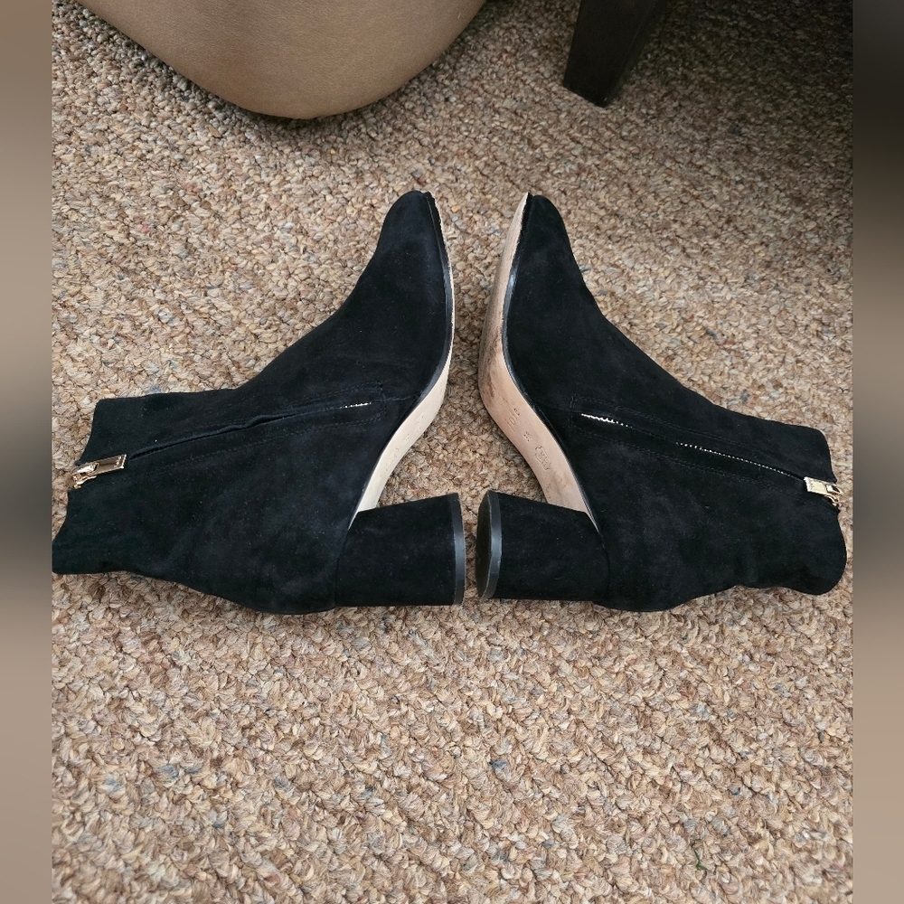 Joie Black Suede Ankle Boots - Picture 2 of 11